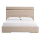 Cartier - Modern Beige Shagreen and Brushed Brass Chest