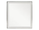 Cartier - Modern White & Stainless Steel Mirror