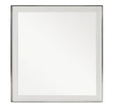 Cartier - Modern White Vegan Leather + Stainless Steel 4-Piece Bedroom Set