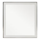 Cartier - Modern White & Stainless Steel Mirror