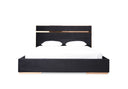 Cartier - Modern Black + Rose Gold Bed + Nightstands