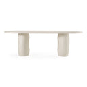 Carville - Modern Terrazzo Concrete Oval Dining Table