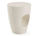 Carville - Modern Beige Fiberform Dining Stool/End Table