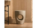 Carville - Modern Beige Fiberform Dining Stool/End Table