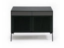 Casper Modern Mid Century Black Oak Buffet