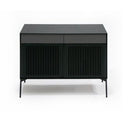Calhoun - Modern Smoked Oak Extendable Dining Table