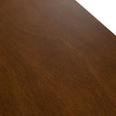 Castillo + Jordan - Modern Grey Fabric + Walnut 5-Piece Dining Set