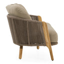 Cayman - Outdoor Beige + Teak Sofa Set