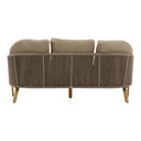 Cayman - Outdoor Beige + Teak Sofa Set
