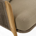 Cayman - Outdoor Beige + Teak Sofa Set