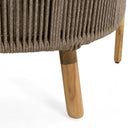 Cayman - Outdoor Beige + Teak Sofa Set