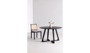 Godenza Round Dining Table Black