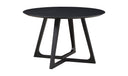 Godenza Round Dining Table Black