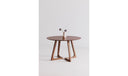 Godenza Round Dining Table Walnut