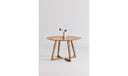 Godenza Round Dining Table Natural Oak