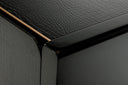 Talin Modern Black Crocodile & Rosegold Buffet