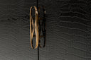 Talin Modern Black Crocodile & Rosegold Buffet
