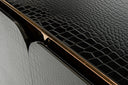Talin Modern Black Crocodile & Rosegold Buffet