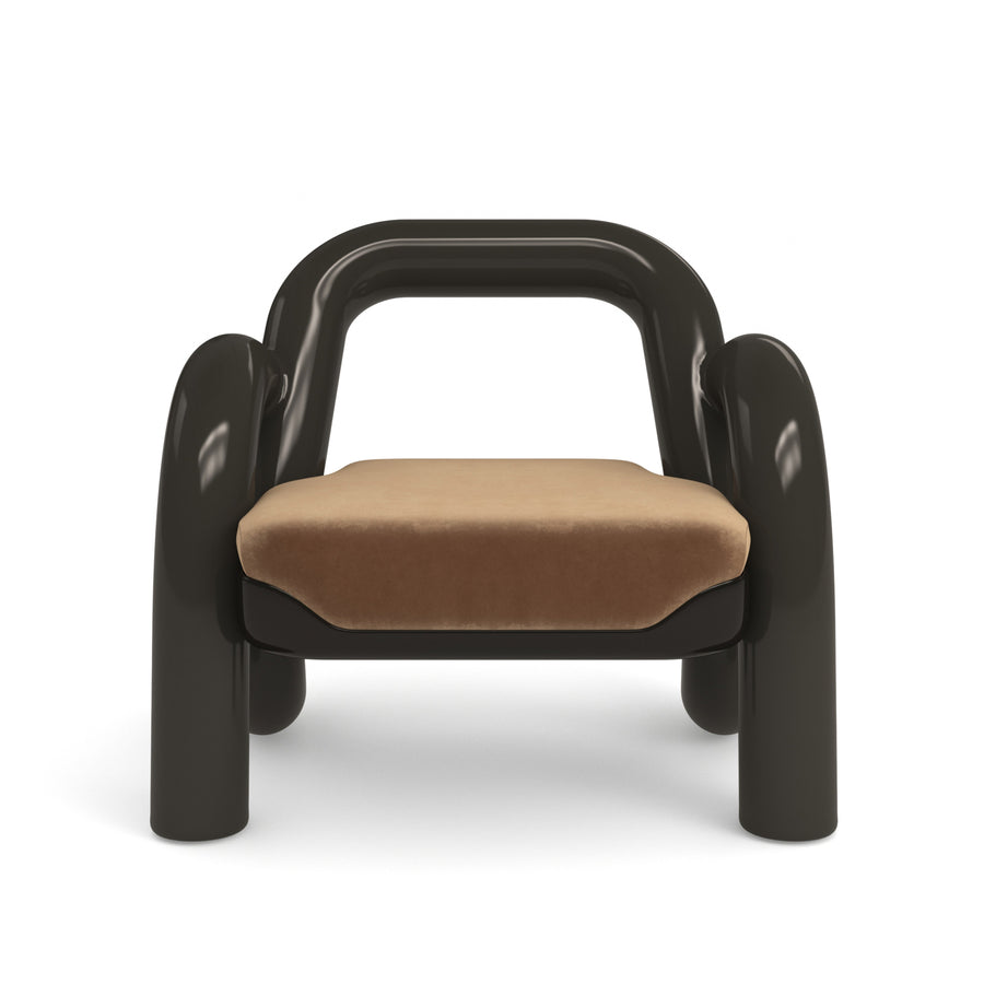 Gelee Accent Chair-Chocolate