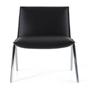 Cedric - Modern Black Vegan Leather Accent Chair