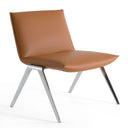 Cedric - Modern Camel Vegan Leather Accent Chair