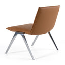 Cedric - Modern Camel Vegan Leather Accent Chair