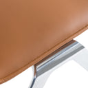 Cedric - Modern Camel Vegan Leather Accent Chair