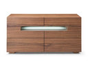 Ceres - Contemporary LED Walnut Dresser