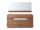 Ceres - Contemporary LED Walnut Dresser