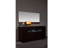 Ceres - Modern Brown Oak Bedroom Mirror
