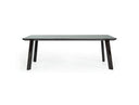 Draper Mid-Century Walnut & Glass Dining Table
