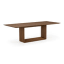 Channa - Modern Walnut 95" Dining Table