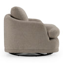 Chantry - Modern Grey Sand Fabric Swivel Accent Chair