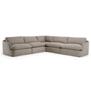 Chantry - Modern Grey Sand Fabric Sectional Sofa