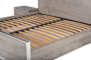 Charlene Modern Grey Elm & Stainless Steel Bedroom Set