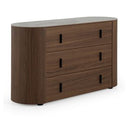 Chelton - Modern Walnut Mirror