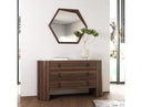 Chelton - Modern Walnut Mirror