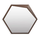 Chelton- Contemporary Walnut and White Ceramic Chest