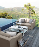 Chic Opening Coffee Table by Talenti, outdoor setting