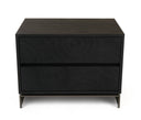 Cirque - Modern Black Ash Nightstand