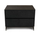 Cirque - Modern Black Ash Nightstand