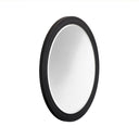 Cirque - Modern Black Ash Round Mirror