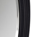 Cirque - Modern Black Ash Round Mirror