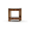 Altura Stone Side Table by Caracole