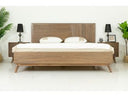 Claire - Contemporary Walnut Bed
