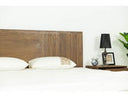 Claire - Contemporary Walnut Bed