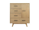 Claire - Contemporary Walnut Chest