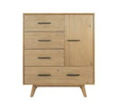 Claire - Contemporary Walnut Mirror