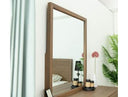 Claire - Contemporary Walnut Mirror