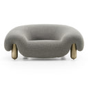 Clarity - Contemporary Grey Fabric Accent Chair